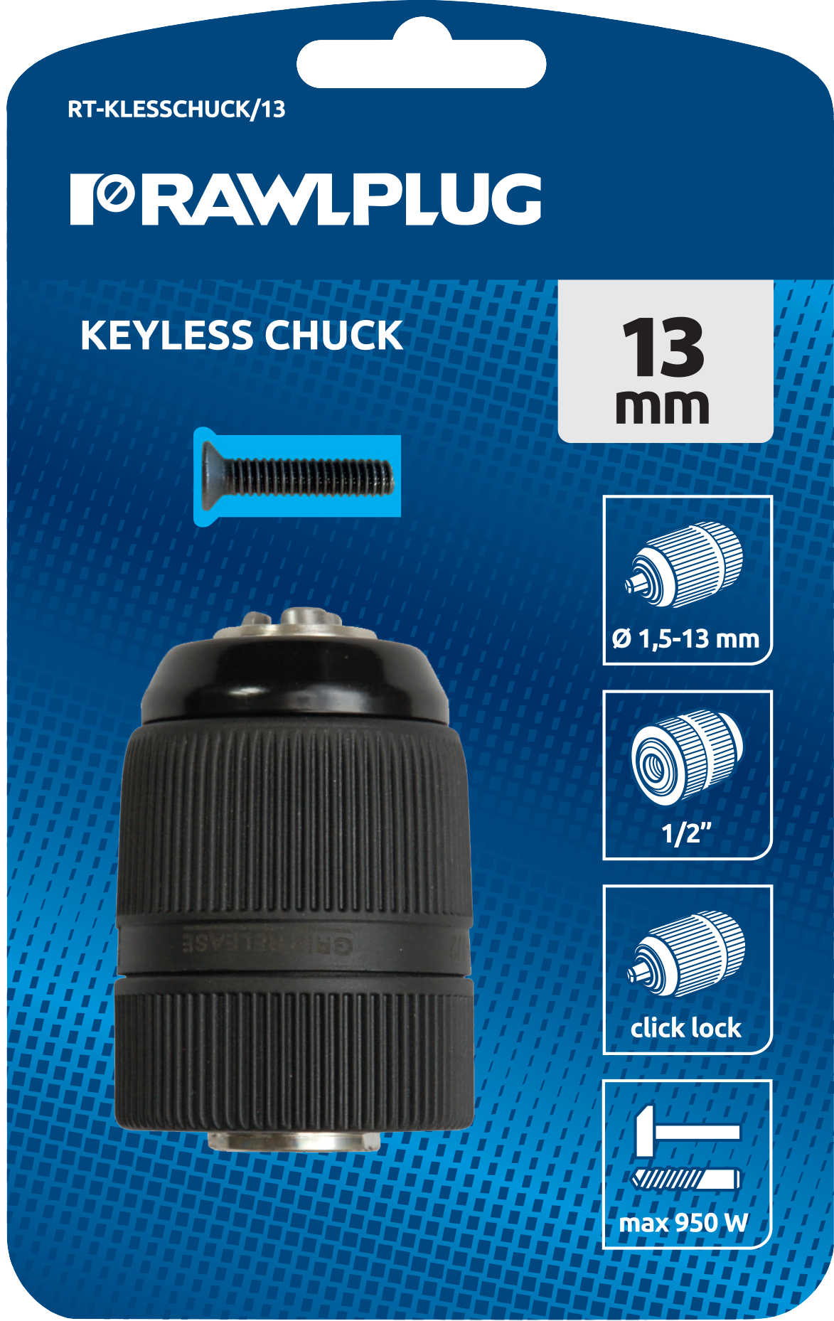 RT-KLESSCHUCK/13 Keyless chuck